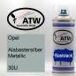 Preview: Opel, Alabastersilber Metallic, 30U: 400ml Sprühdose, von ATW Autoteile West.